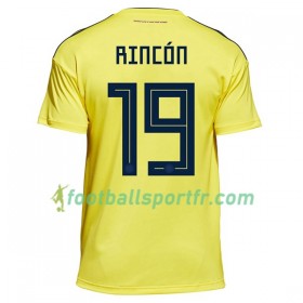 Tenue Colombie Rincon 19 Domicile Coupe du monde 2018 Maillot de Foot